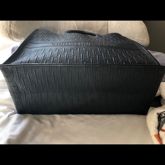 AUTHENTIC rare Dior book tote black leather - Picture 4 of 7
